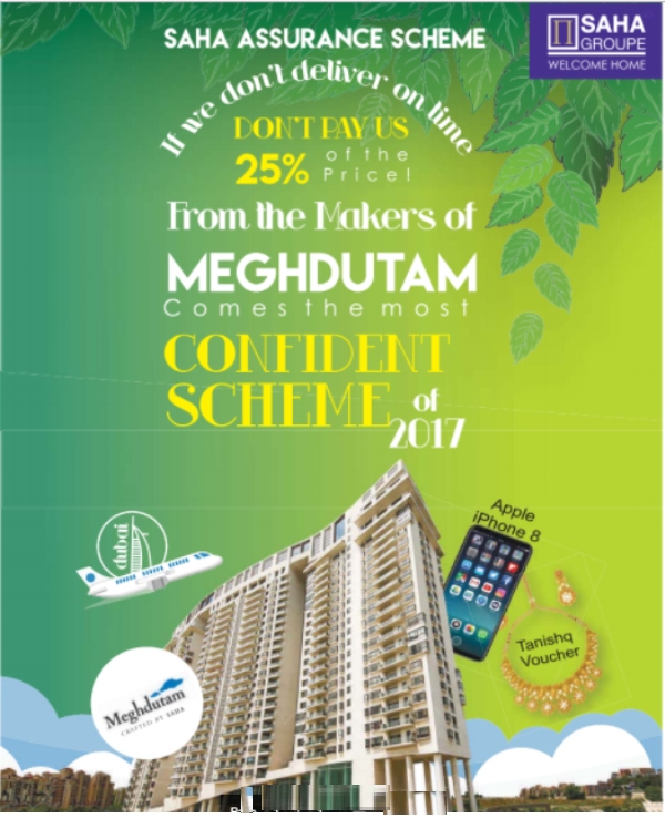 If We Don't Deliver on time Don't Pay Us 25 Percent of the price at Saha Meghdutam Encore, Greater Noida